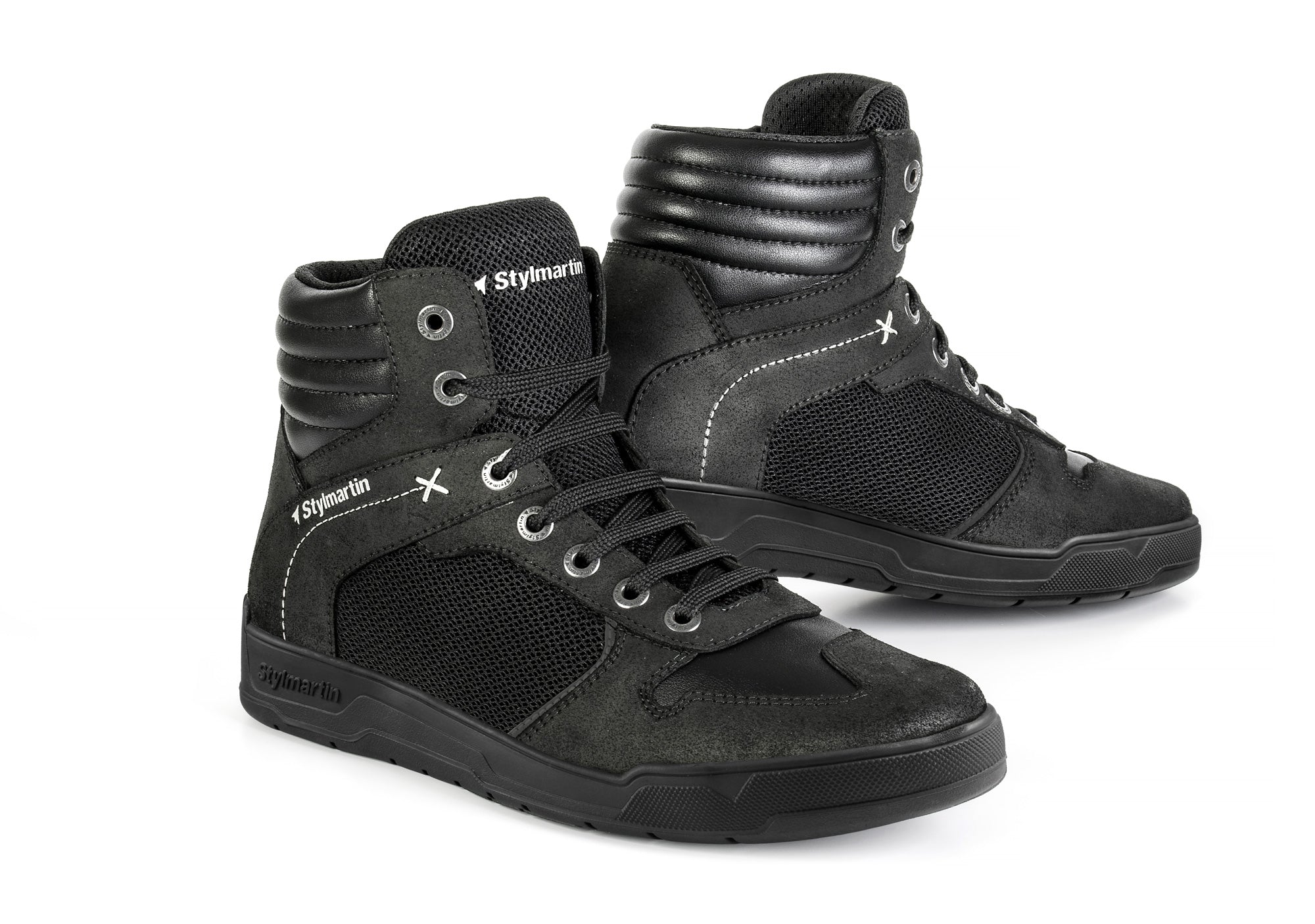 Stylmartin Atom EVO Black Motorcycle Riding Shoes